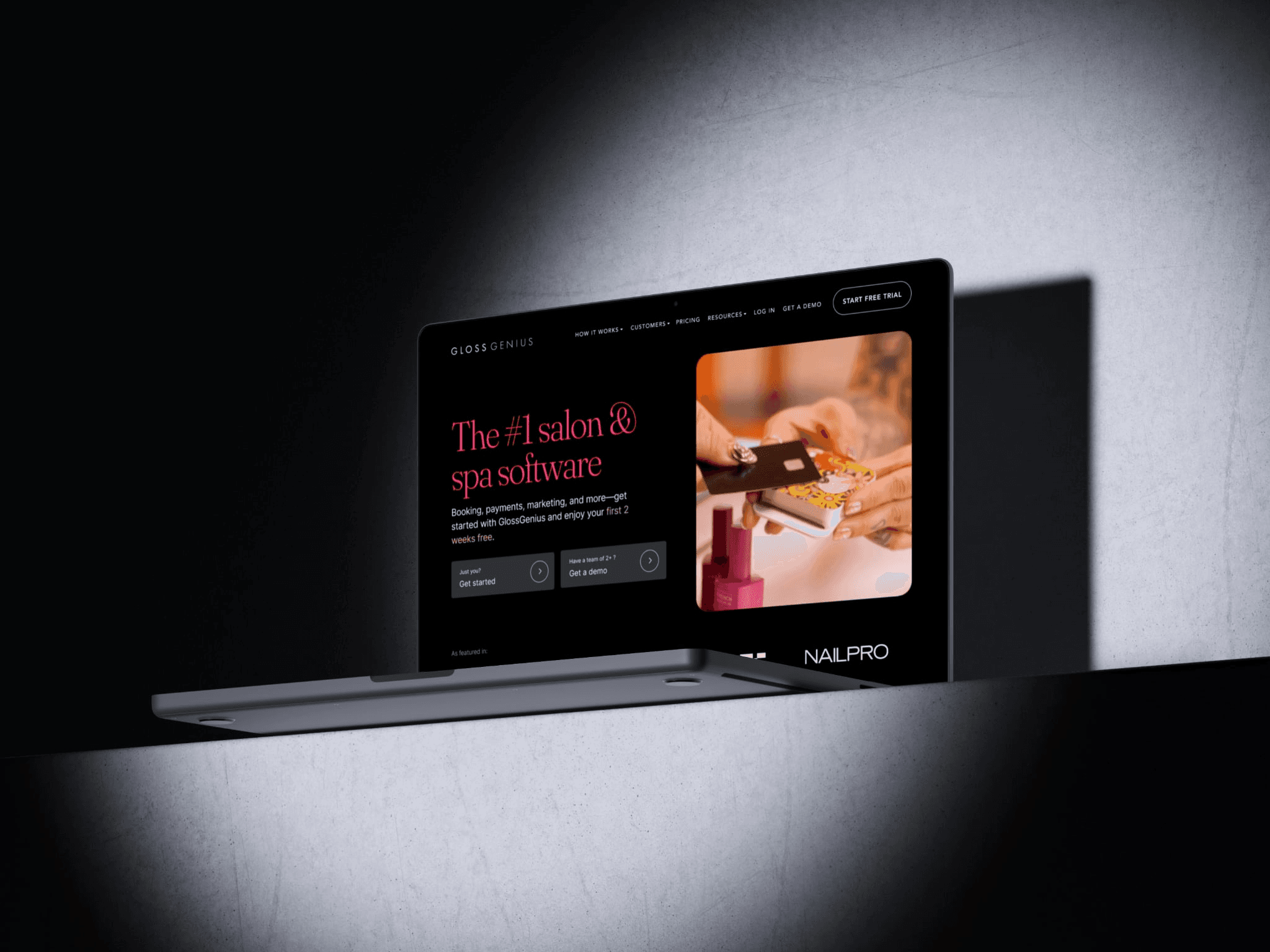 GlossGenius Website
